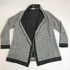 MARYLINE Texture Knit Open Cardigan